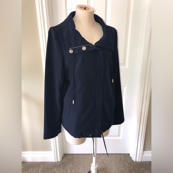 St. John Elegant Navy Women's Jacket - Picture 4 of 8